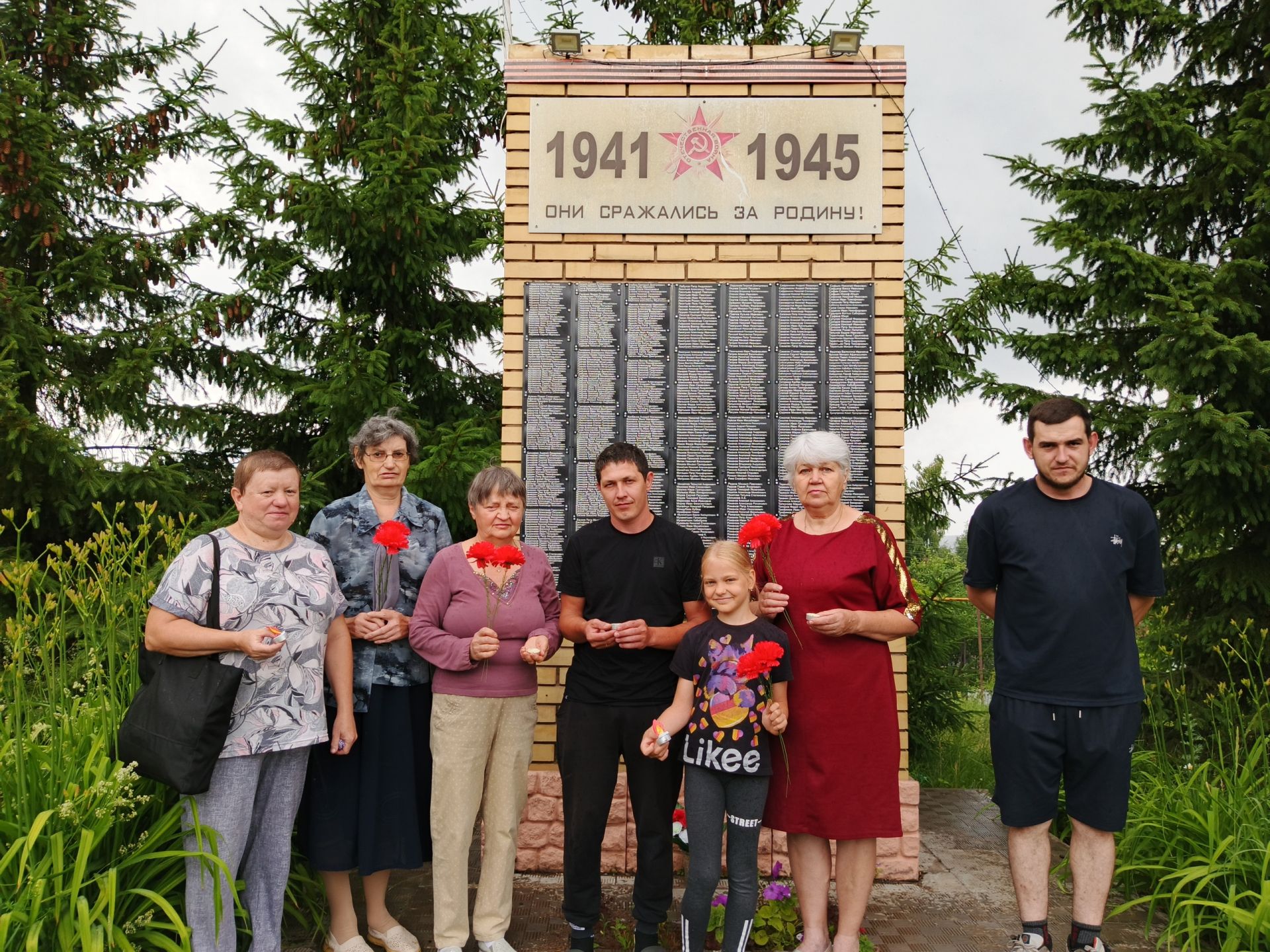 В День памяти и скорби в Печищах почтили павших героев