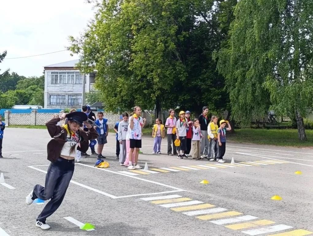 В пришкольном лагере Верхнего Услона через игры повторили ПДД