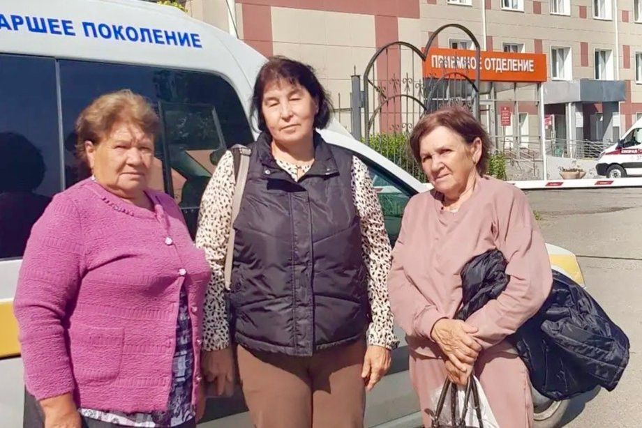 В Верхнеуслонском районе пожилых жителей доставляют в больницу