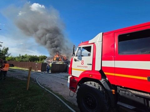 В Верхнеуслонском районе сгорел жилой дом