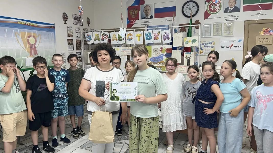В Верхнем Услоне наградили победителей конкурса «Читаем Тукая вместе»