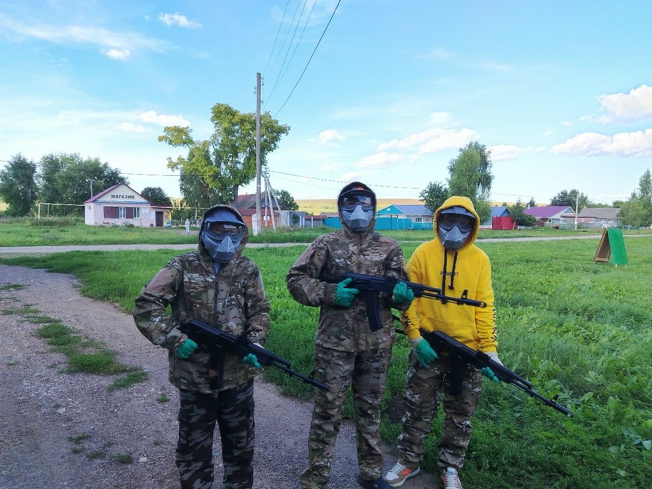 В Кильдееве прошла военно-тактическая игра «Пинбол» для детей и подростков
