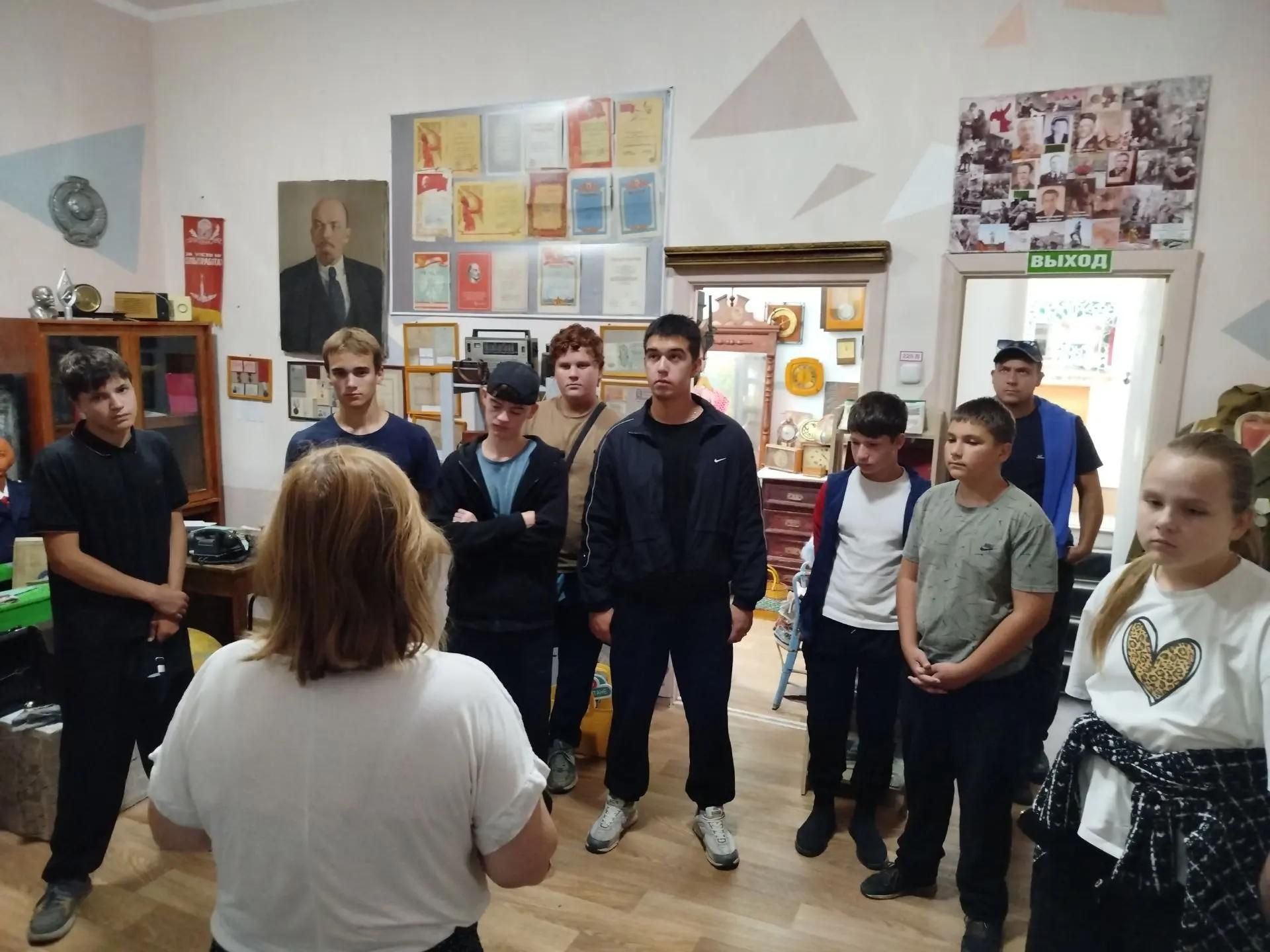В музее «Диалог культур» прошёл урок мужества для участников сборов