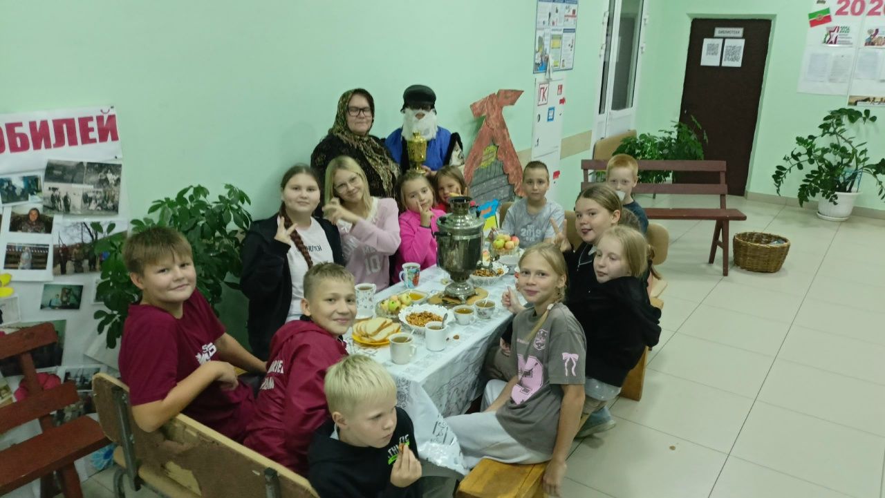 Кильдеевским детям рассказали о самоваре и чаепитии