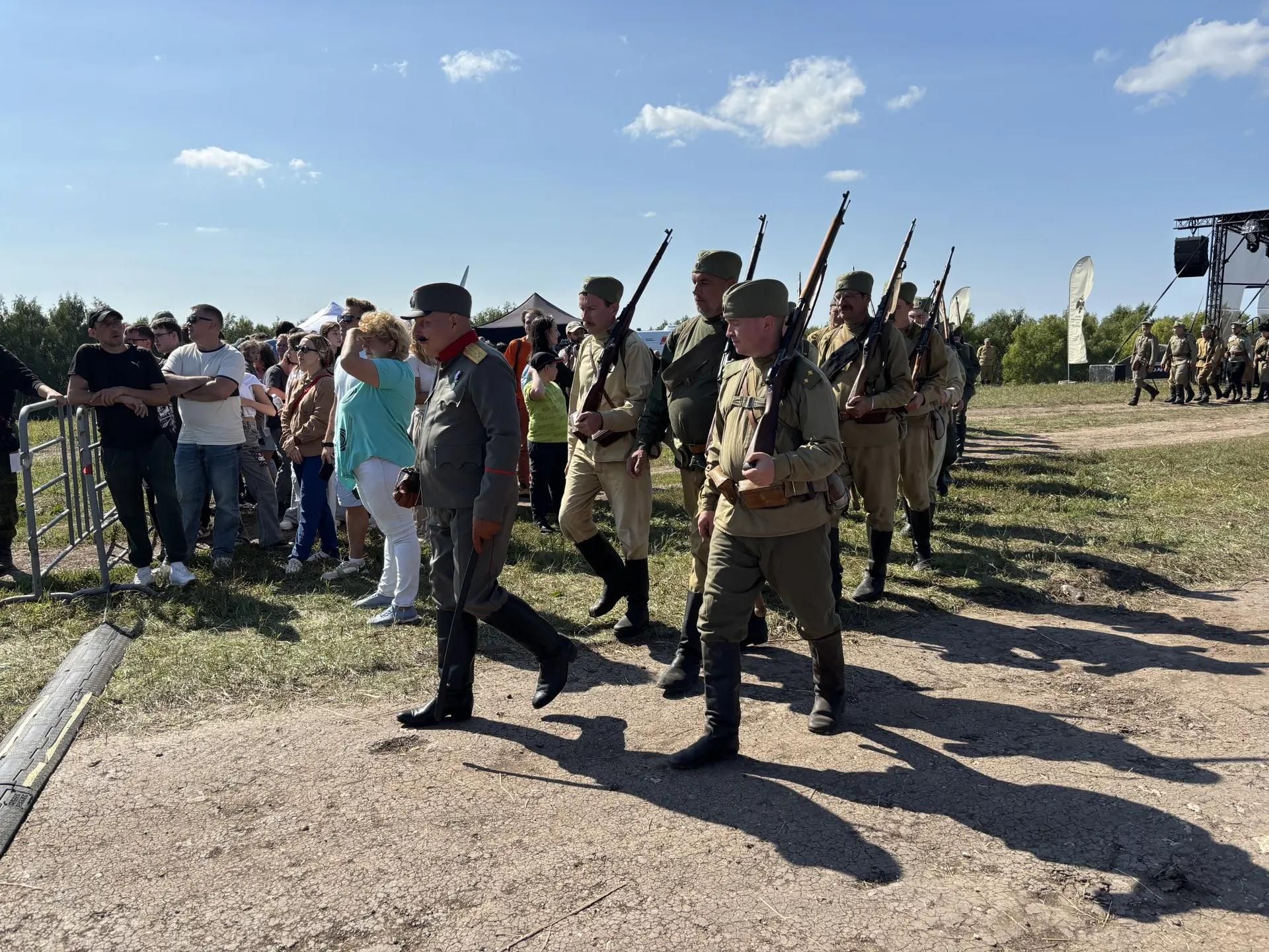 В Верхнем Услоне прошёл исторический фестиваль с реконструкцией боёв 1918 года