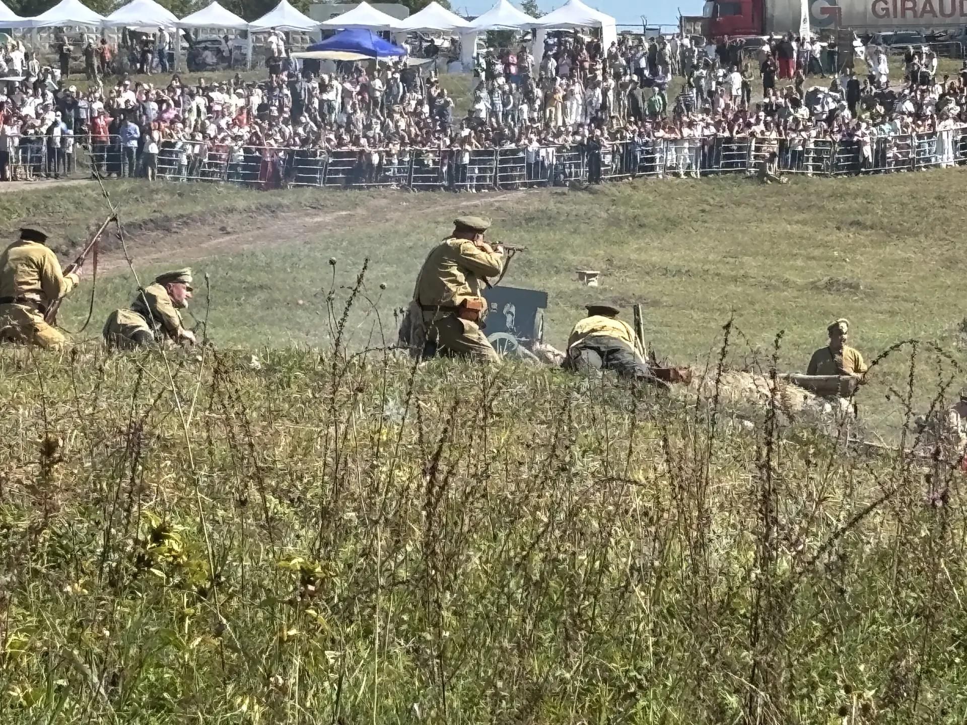 В Верхнем Услоне прошёл исторический фестиваль с реконструкцией боёв 1918 года