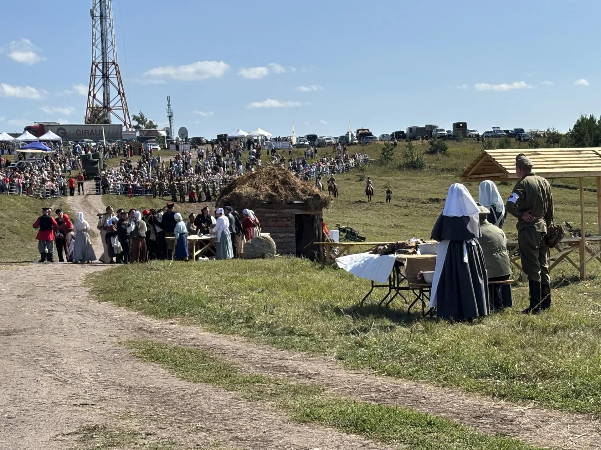 В Верхнем Услоне прошёл исторический фестиваль с реконструкцией боёв 1918 года