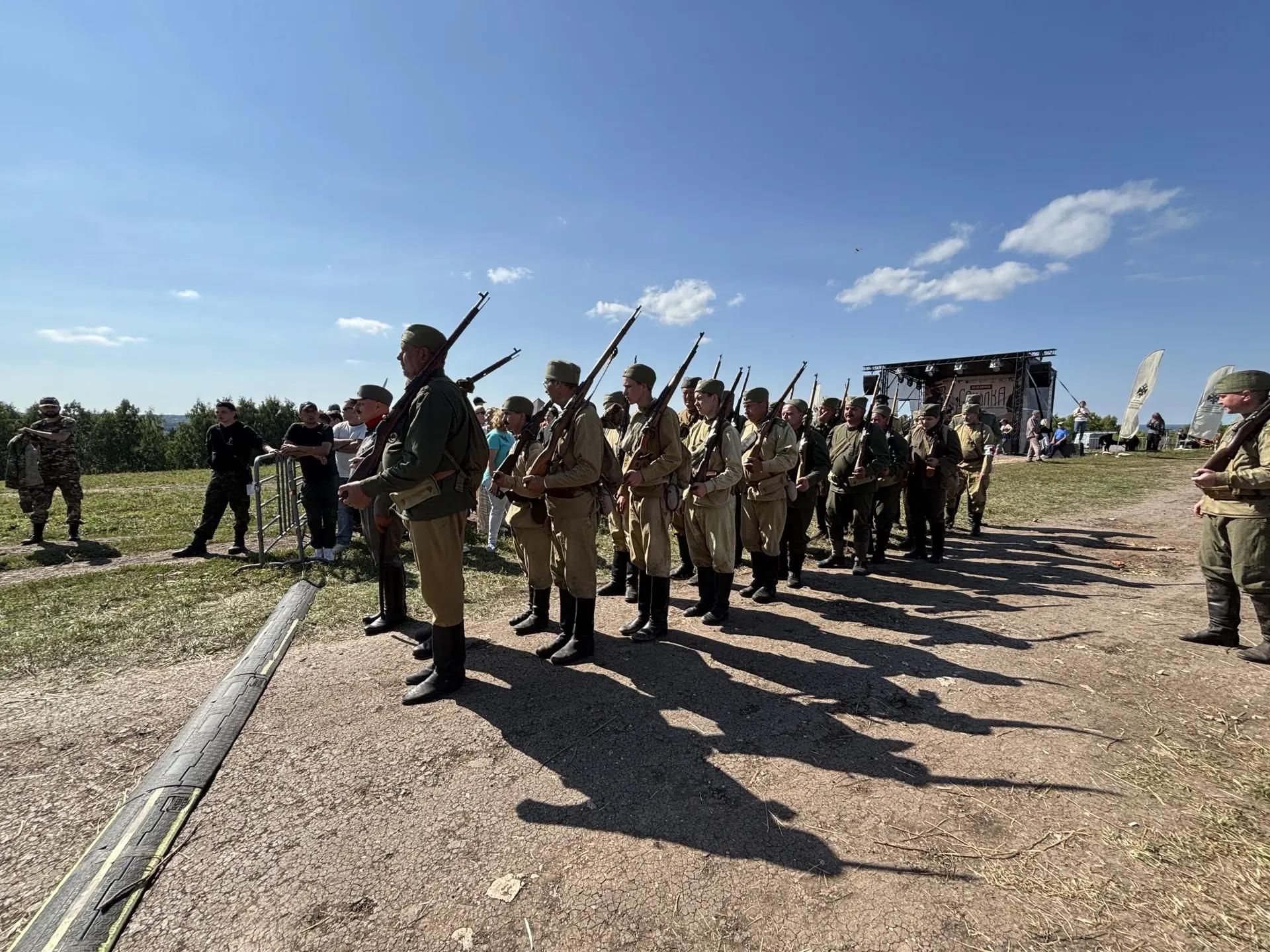 В Верхнем Услоне прошёл исторический фестиваль с реконструкцией боёв 1918 года