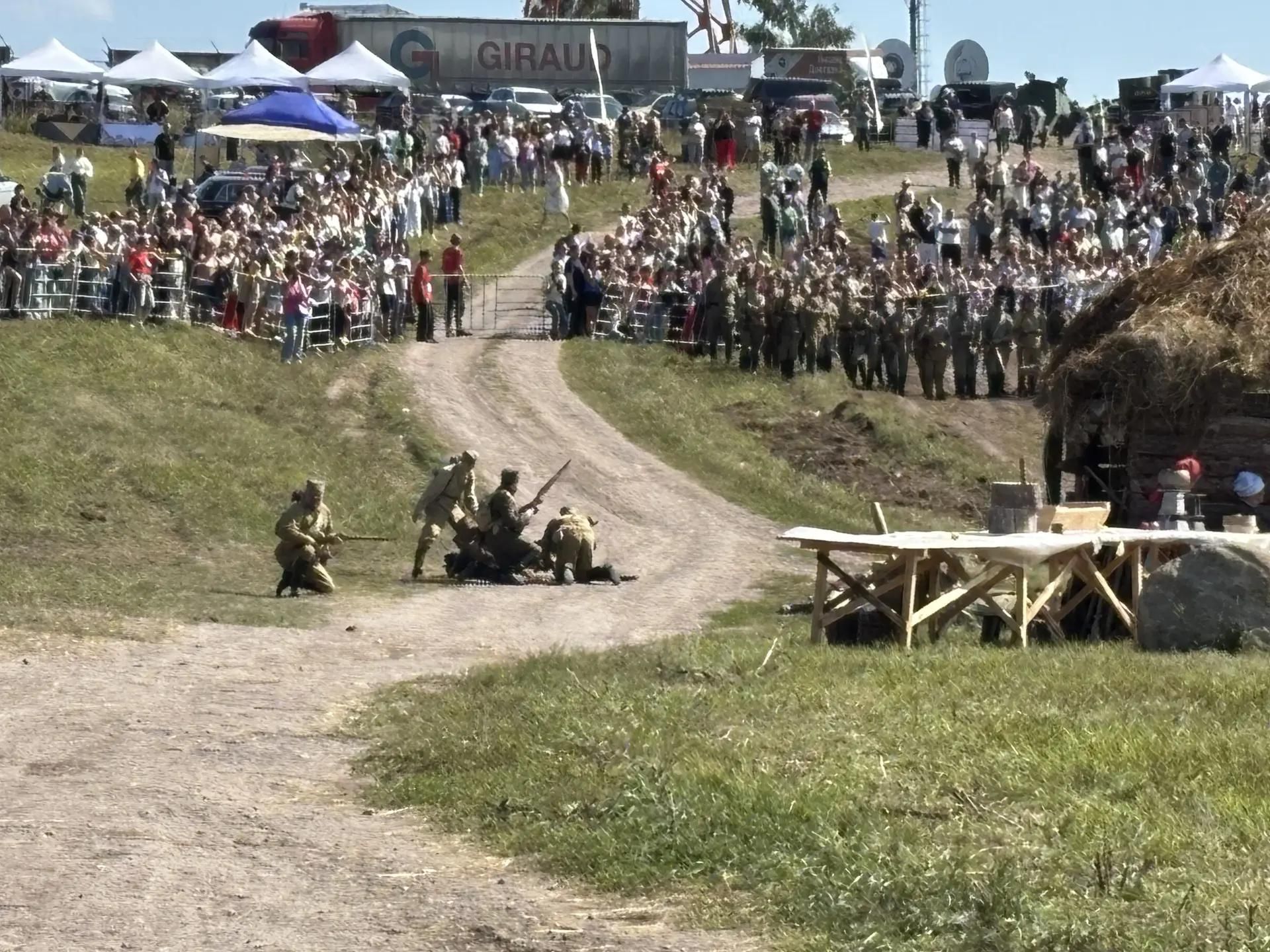 В Верхнем Услоне прошёл исторический фестиваль с реконструкцией боёв 1918 года