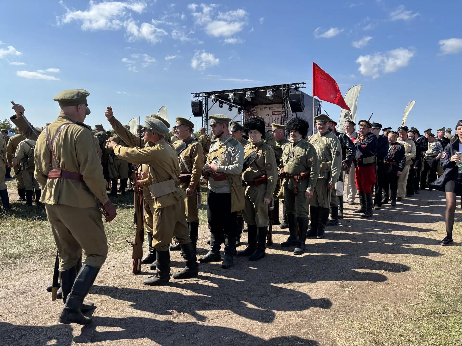 В Верхнем Услоне прошёл исторический фестиваль с реконструкцией боёв 1918 года