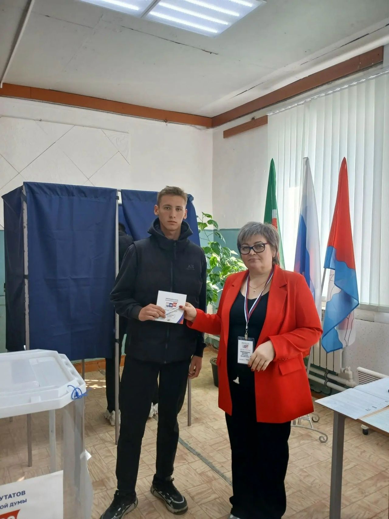 Молодёжь села Макулово приняла активное участие в выборах депутатов Госдумы