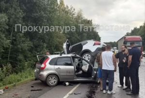 В ДТП в Верхнеуслонском районе погибли три человека, в том числе двое детей
