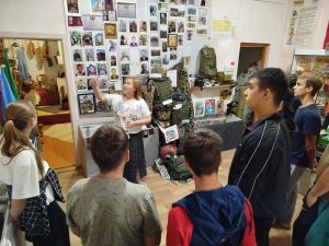 В музее «Диалог культур» прошёл урок мужества для участников сборов
