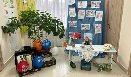 К Дню Победы: в Верхнеуслонском детсаду оформили праздничную фотозону