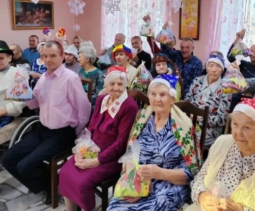 Новогодний праздник прошёл в Верхнеуслонском доме-интернате