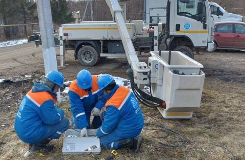 В Соболевском модернизировали систему уличного освещения