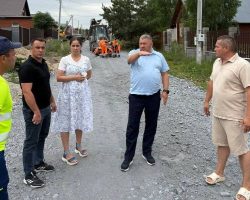 В Верхнеуслонском районе продолжаются ремонт и строительство дорог