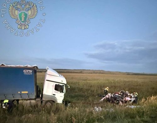В Верхнеуслонском районе в жутком ДТП погибли два человека