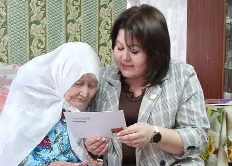 Матюшино авылыннан Галимә апа юбилее уңаеннан котлаулар кабул итте