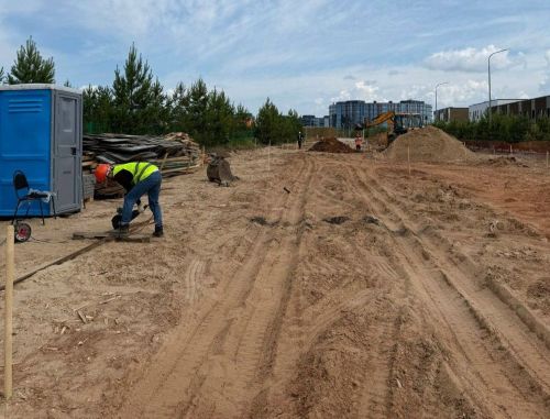 В Иннополисе продолжается строительство Квантового бульвара