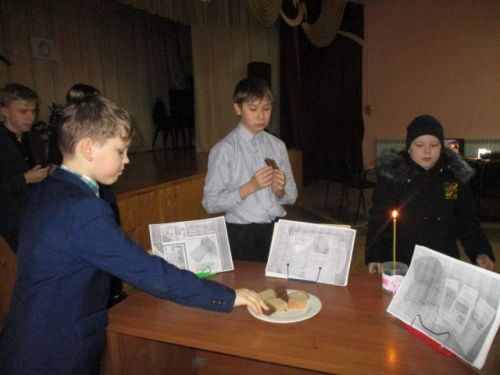 В Кильдееве подростки поддержали акцию «Блокадный хлеб»