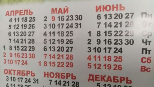 Россиянам напомнили о следующих длинных выходных