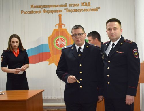 Сотрудники Верхнеуслонской полиции отмечают профессиональный праздник