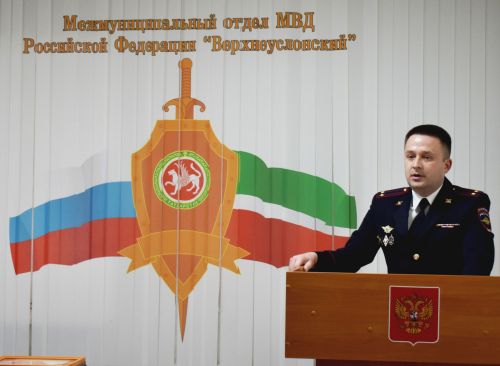 Сотрудники Верхнеуслонской полиции отмечают профессиональный праздник