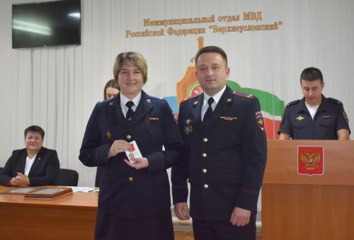 Сотрудники Верхнеуслонской полиции отмечают профессиональный праздник