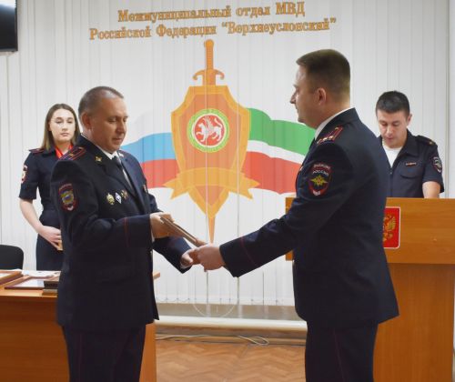 Сотрудники Верхнеуслонской полиции отмечают профессиональный праздник