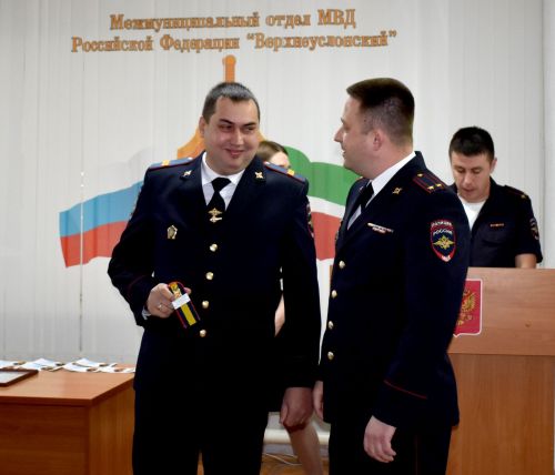 Сотрудники Верхнеуслонской полиции отмечают профессиональный праздник