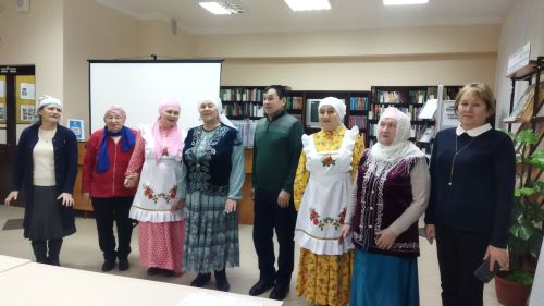 В районной библиотеке прошел фольклорный вечер