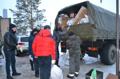 Очередной гуманитарный конвой  ушел из Верхнего Услона в зону СВО