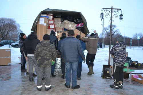 Очередной гуманитарный конвой  ушел из Верхнего Услона в зону СВО