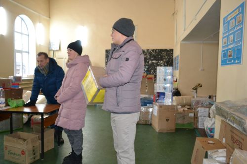 Очередной гуманитарный конвой  ушел из Верхнего Услона в зону СВО