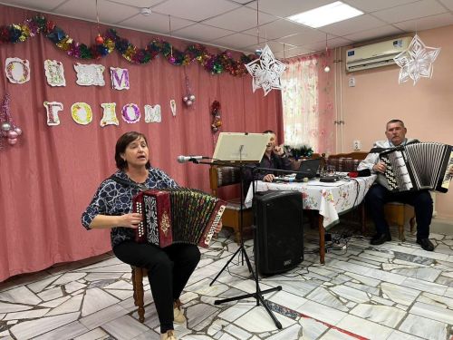 Югары Ослан интернат - йортында Яңа ел бәйрәмнәре башланды