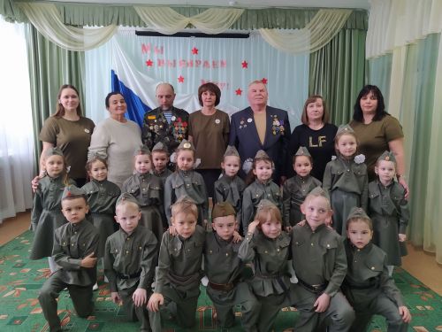Ветераны афганской войны пришли в гости к дошколятам райцентра