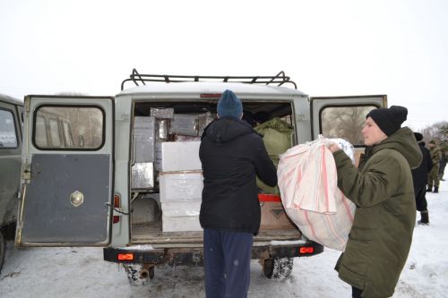 Четыре 20-тонных большегруза с гуманитарной помощью отправили из Верхнеуслонского района в зону СВО