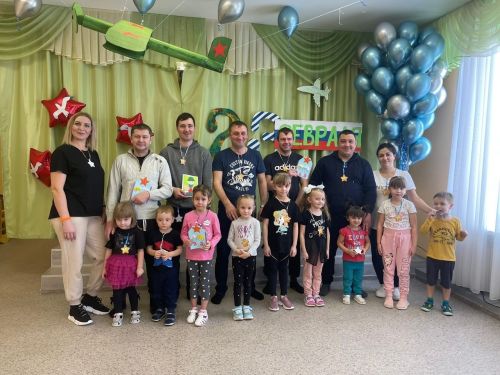 В Нижнеуслонском детсаду к Дню защитника Отечества провели спортивный праздник
