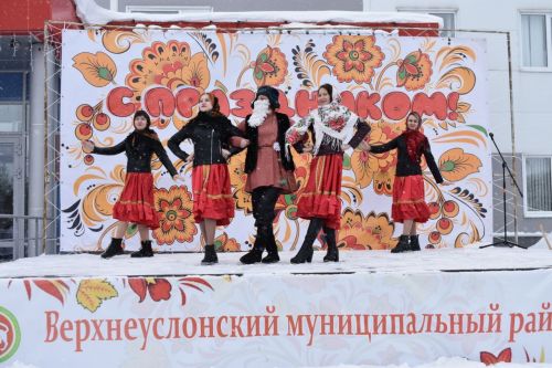 Верхнеуслонцы проводили зиму и испекли большой блин