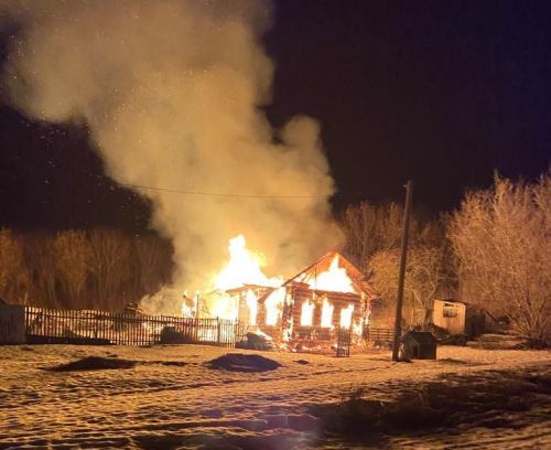 В Верхнеуслонском районе огнем уничтожен дом