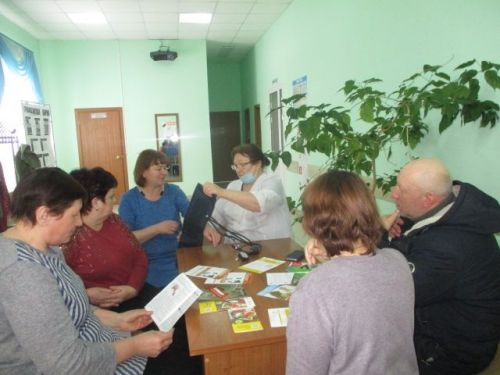 Фельдшер Кильдеевского ФАП рассказала сельчанам о проблеме наркомании