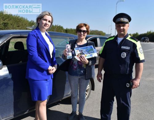 В Татарстане на трассе Госавтоинспекция провела акцию «Я за трезвое вождение»