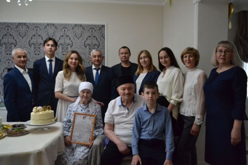 50 лет совместной жизни отметили супруги Ахметшины из Верхнего Услона