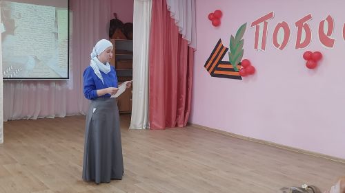 Воспитанники детсада встречали участников СВО с песнями и стихами