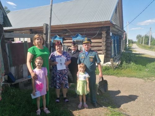 В Верхнеуслонском районе проверили пожарную безопасность жилых домов