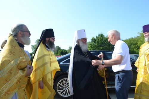 Митрополит Казанский и Татарстанский Кирилл совершил Божественную литургию в храме с.Уланово