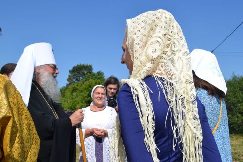 Митрополит Казанский и Татарстанский Кирилл совершил Божественную литургию в храме с.Уланово