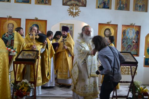Митрополит Казанский и Татарстанский Кирилл совершил Божественную литургию в храме с.Уланово