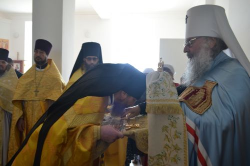 Митрополит Казанский и Татарстанский Кирилл совершил Божественную литургию в храме с.Уланово